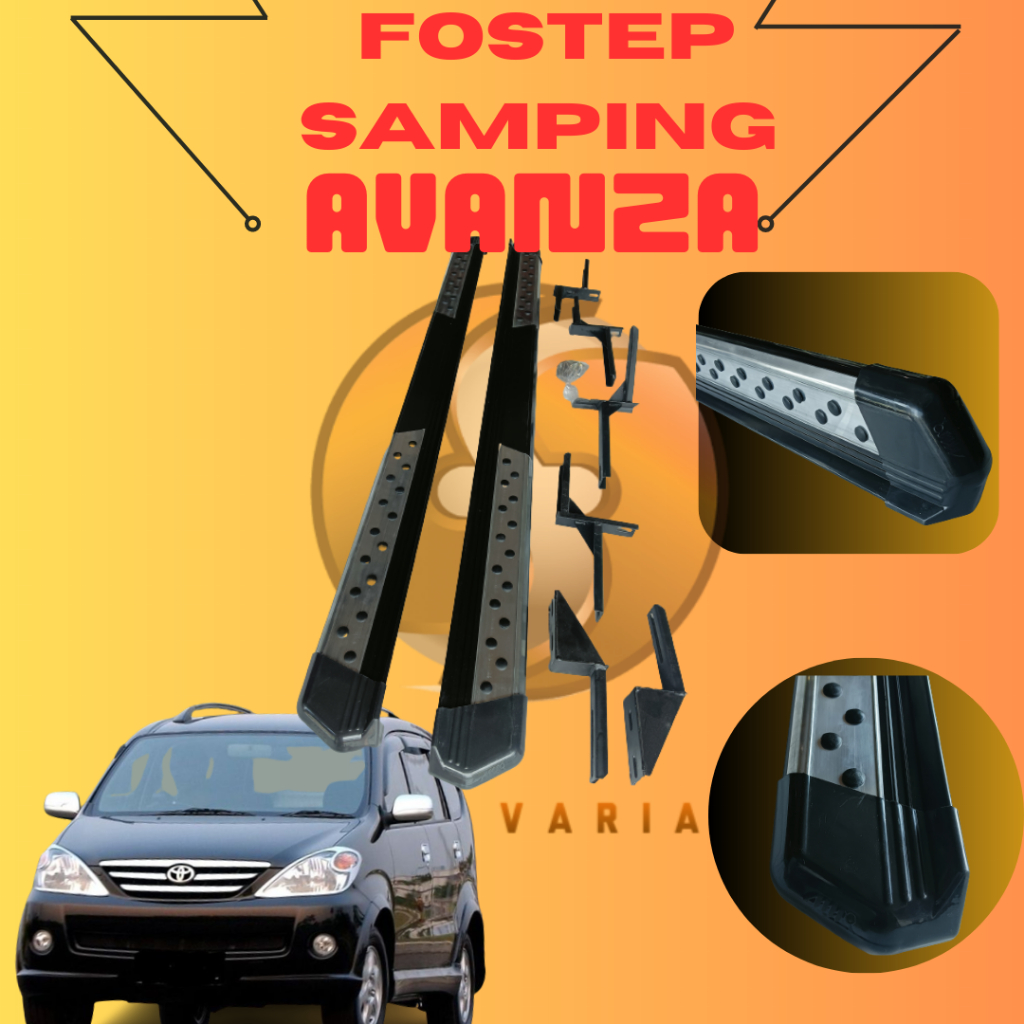 Jual Footstep Injakan Samping Mobil Toyota Avanza Xenia Model Bintik ...