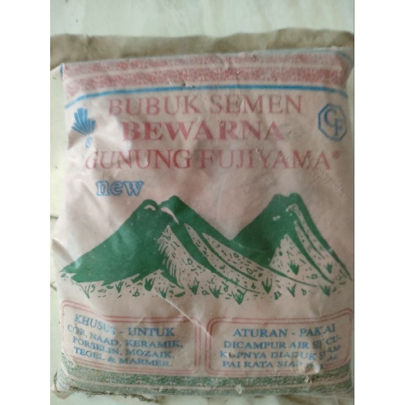 Jual Semen Nat Keramik Semen Warna Oker Cap Fujiyama Gr