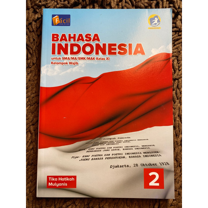 Jual Buku Bahasa Indonesia SMA XI | Kelas 11 Kelas 2 SMA | Kurikulum ...