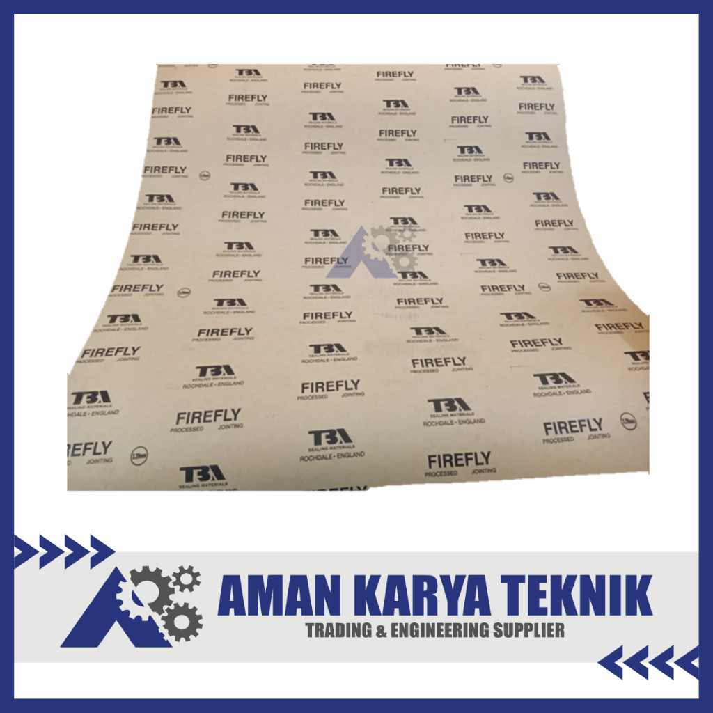 Jual TBA Firefly Sheet Packing Gasket Kertas 0.8 mm x 100 cm x 100 cm ...