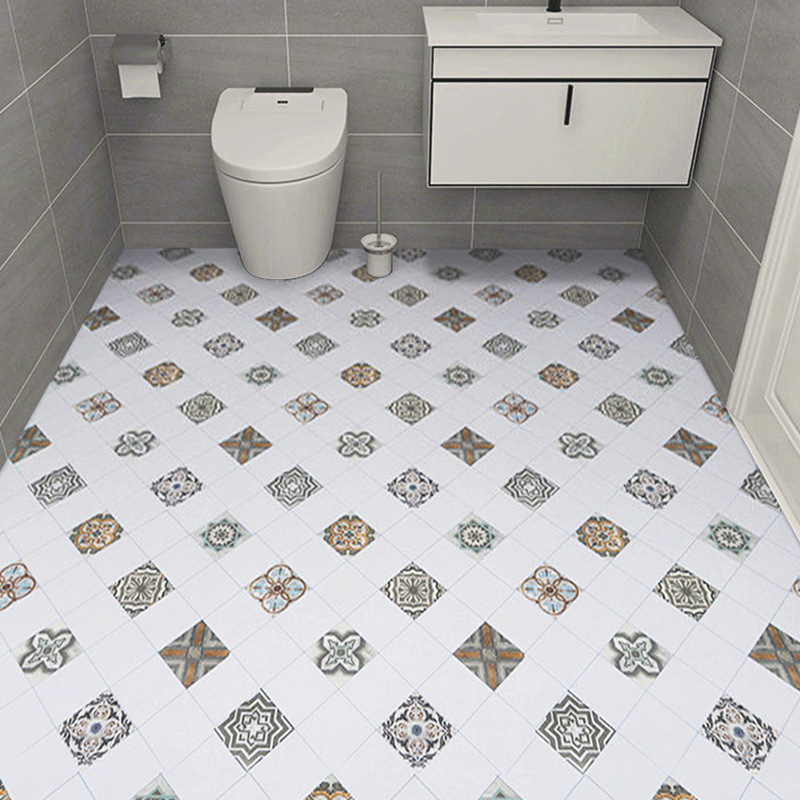 Jual Wallpaper Kamar Mandi Tahan Air Perekat Diri 2 Meter Lantai PVC