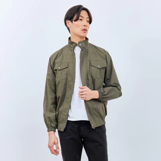 M231 Jaket Pria Harrington Panjang Army 2765C