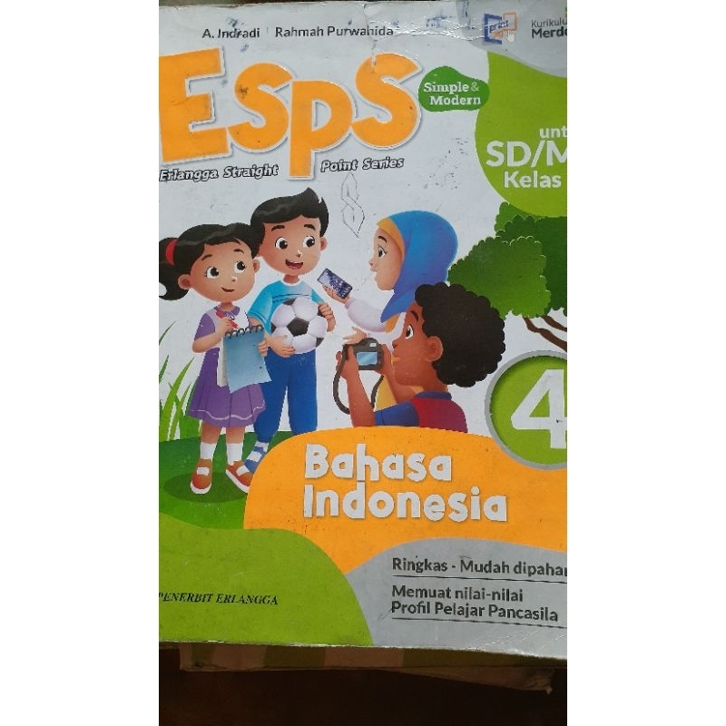 Jual ESPS Kurikulum Merdeka Erlangga Bahasa Indonesia, IPAS Vol 1&2 ...