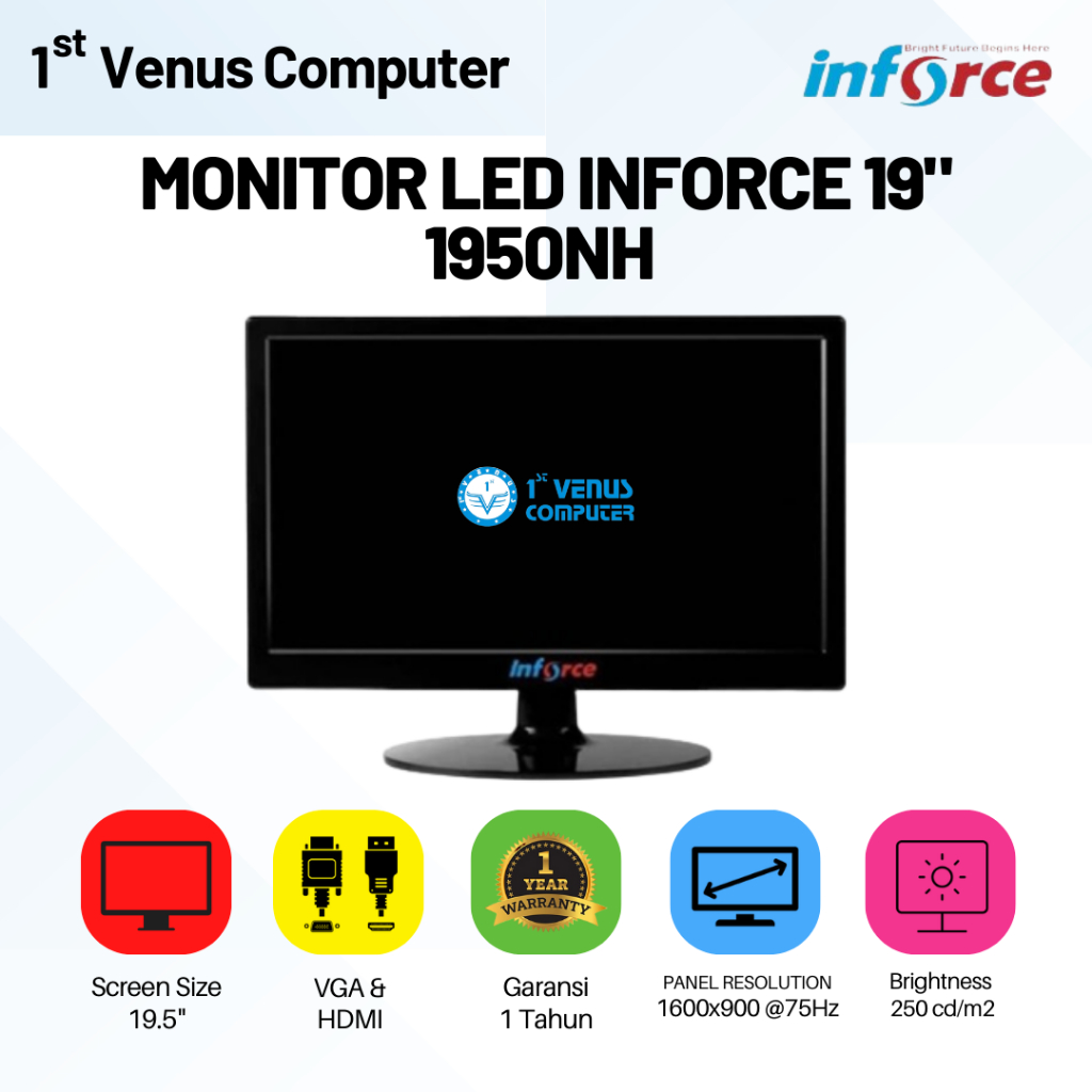 Jual MONITOR LED INFORCE 19