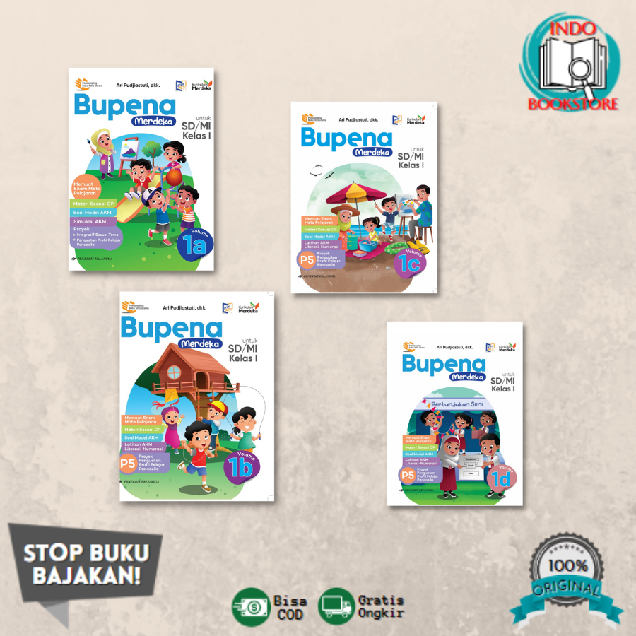 Jual BUPENA MERDEKA SD KELAS 1A,B,CD KURIKULUM MERDEKA | Shopee Indonesia