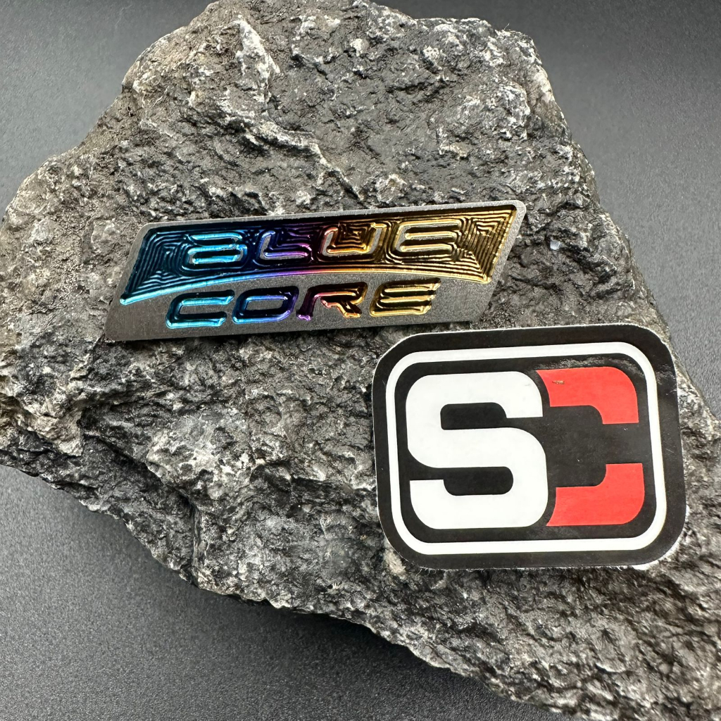 Jual Emblem Blue Core Titanium Grade 5 Original Made in Vietnam ...