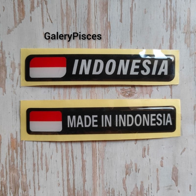 Jual Stiker Bendera Indonesia Merah Putih Stiker Timbul Motor Shopee Indonesia 3436