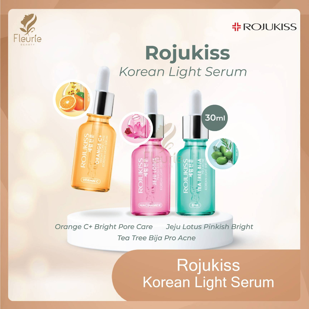 Jual Rojukiss Korean Light Serum 30ml - Orange C+ Bright Pore Care ...