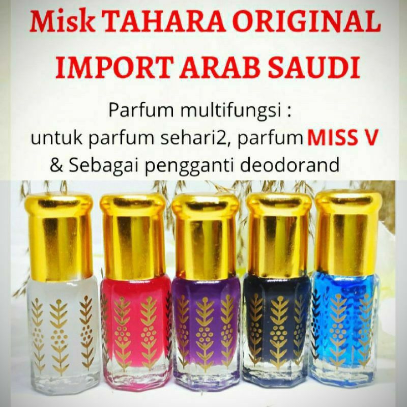 Jual ASLI Misk Tahara Thoharoh 3ml Thaharah Non Alkohol Murni Sunnah