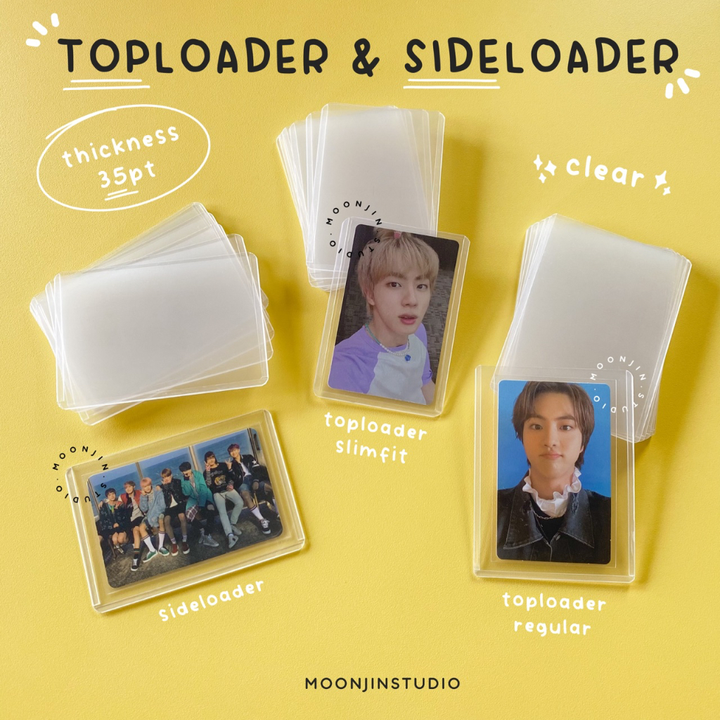 Jual Moonjin Studio Toploader Sideloader Clear Photocard MPC Postcard ...