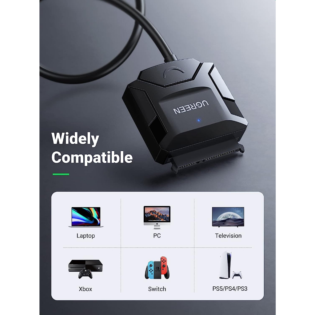 Jual UGREEN Kabel USB 3.0 to SATA III HDD/SSD 2.5 3.5