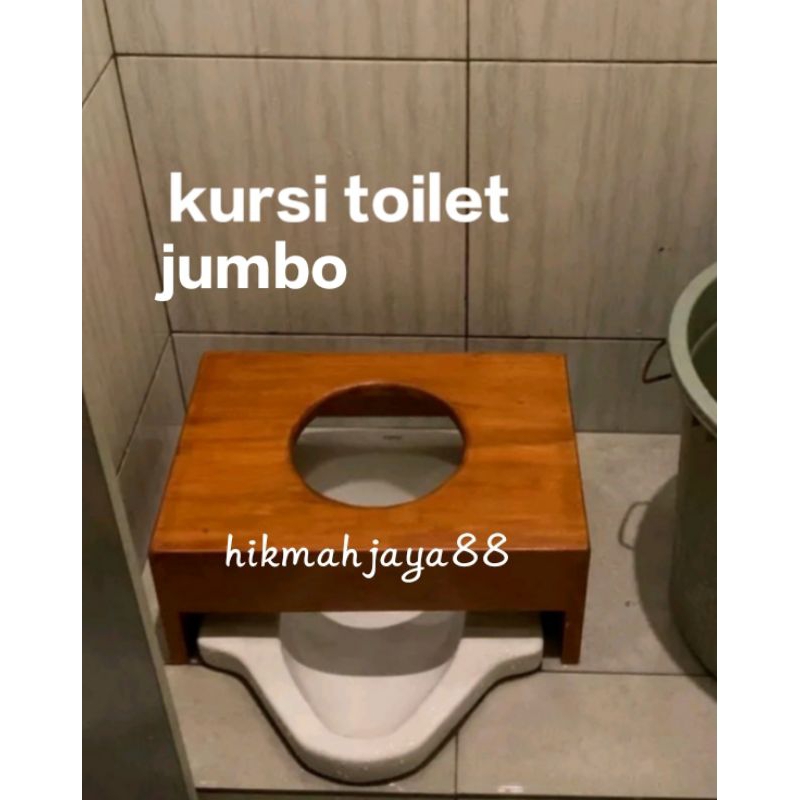 kursi wc kursi toilet jumbo 47*40*T*25cm