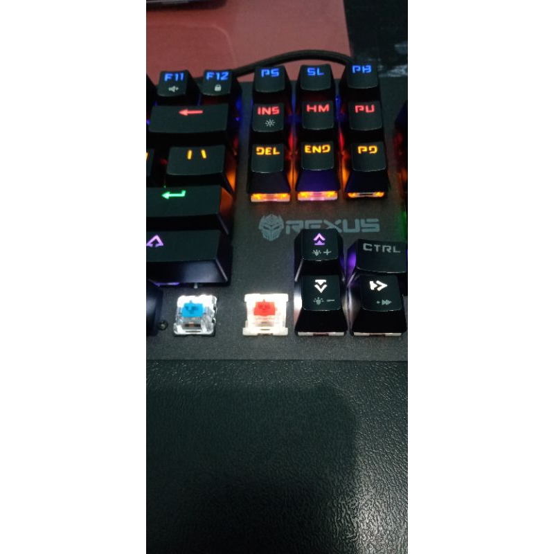 Jual REXUS MX 3.2 LEGIONARE MECHANICAL Gaming Keyboard Blue Red Switch ...