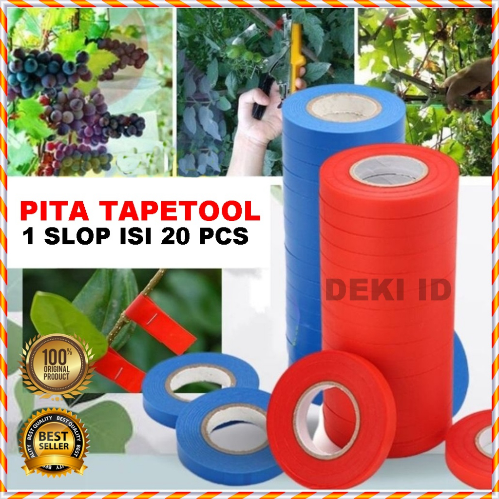 Jual Pita Tapetool Slop Isi Roll Refill Isi Ulang Tape Tool Refil Alat Pengikat Tanaman