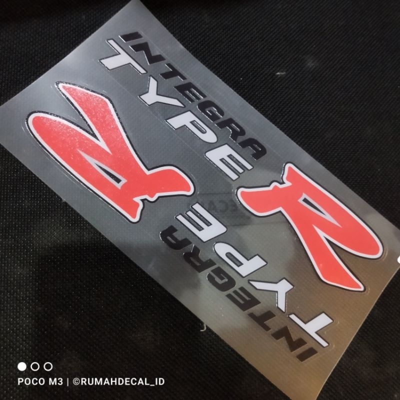 Jual Sticker Honda Integra Decals samping | Shopee Indonesia