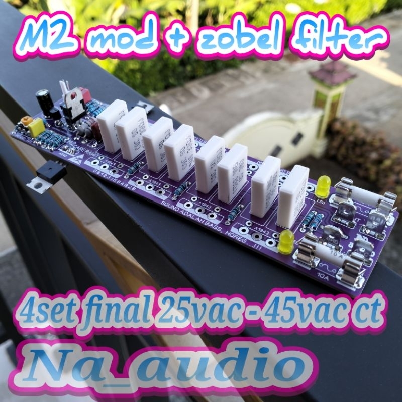 Jual KIT DRIVER POWER AMPLIFIER M2 BOSTRAP MOD + ZOBEL FILTER VERSI
