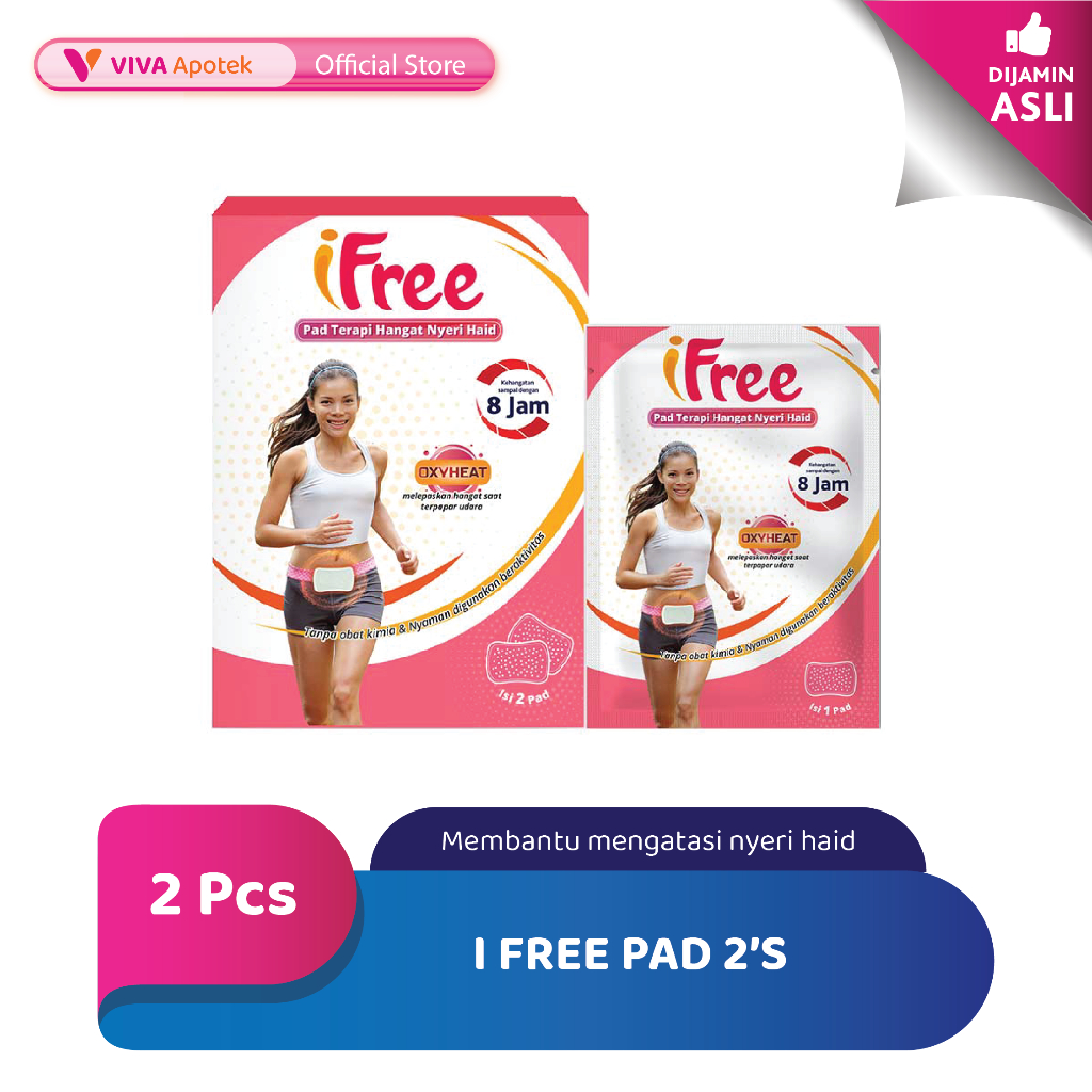 Jual Ifree Pad untuk Mengurangi Kram Perut / Nyeri Haid (2 Pads ...