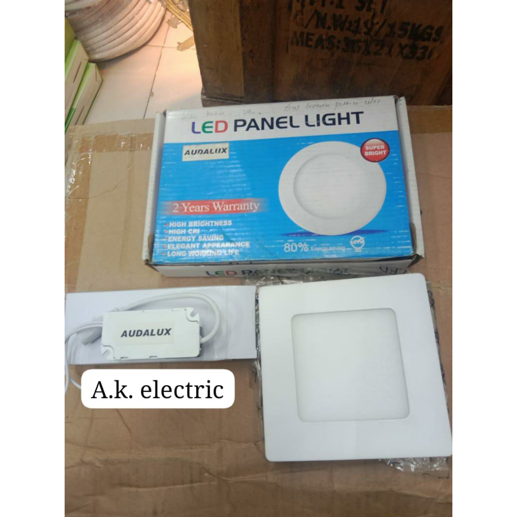 Jual Lampu Downlight LED Panel SEGI INBOW CAHAYA PUTIH KUNING AUDALUX ...