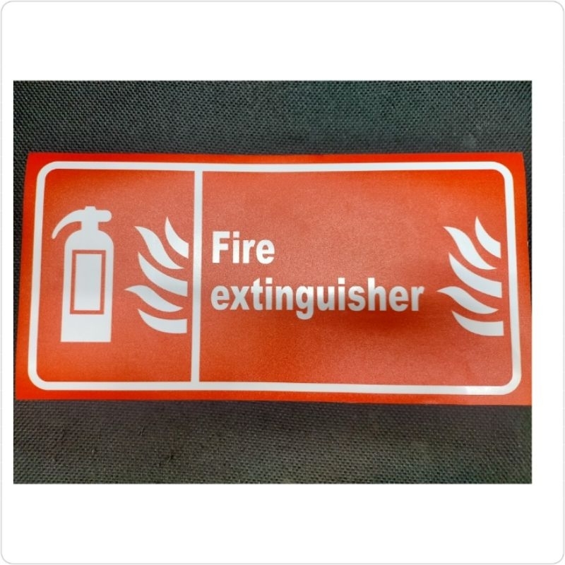 Jual stiker sign fire extinguisher apar 30x15cm | Shopee Indonesia