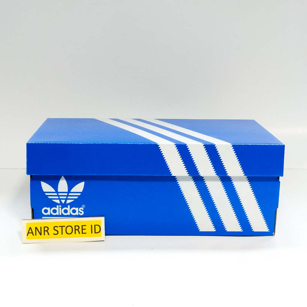 Jual Kemasan Kardus Karton Sepatu Adidas Biru Eceran Bahan Mengkilap