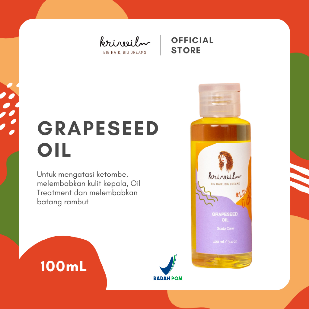 Jual Kriwil Grapeseed Oil Scalp Care Shopee Indonesia