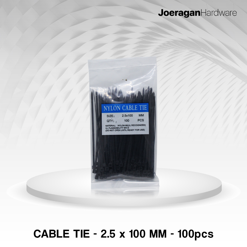 PROFI KABELBINDER Fascette Serracavi In Nylon Gialle 2,5x100mm - 100 Pezzi Per Fai Da Te, Giardinaggio E Ufficio