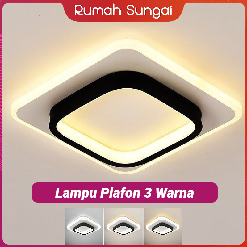 Jual 3 Warna Lampu Plafon Lampu Ruang Tamu Minimalis Lampu Led Kamar
