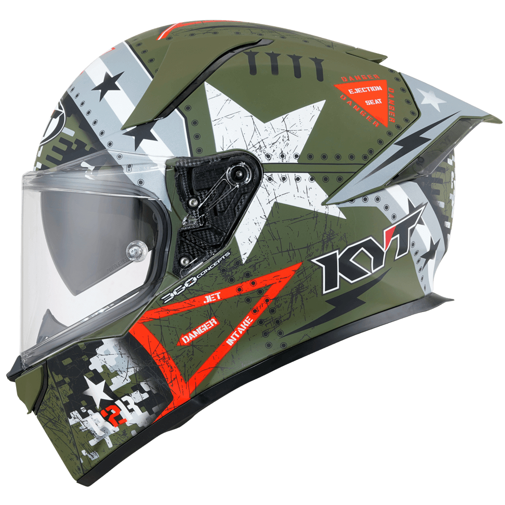 Jual HELM KYT R2R PRO ASSAULT MATT ARMY GREEN Shopee Indonesia