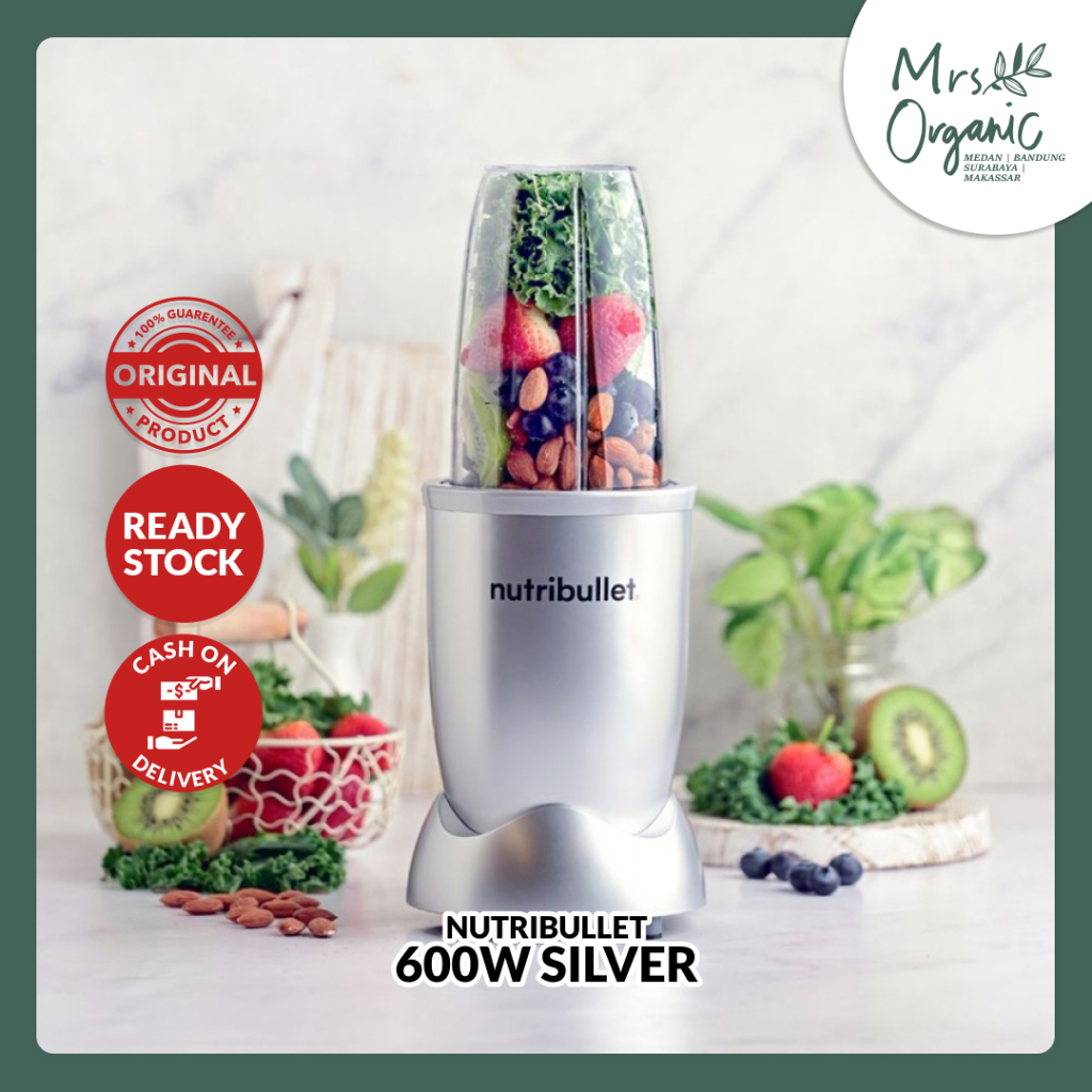 Jual Juicer Blender Nutribullet 600W 8PC SILVER Extractor Buah Terbaik