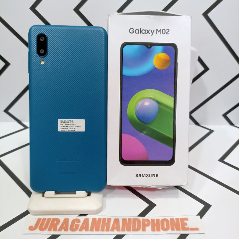 Jual Samsung M02 2/32GB Hp Second Seken Bekas Bergaransi | Shopee Indonesia
