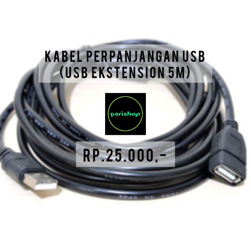 Jual Kabel Perpanjangan Usb 5 Meter Shopee Indonesia 9794