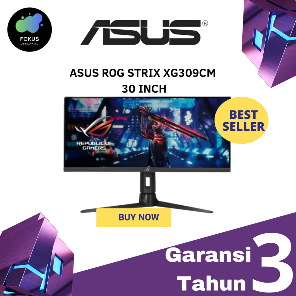 Jual Asus ROG Strix XG309CM Gaming Monitor 30 inch Fast IPS 144Hz G ...
