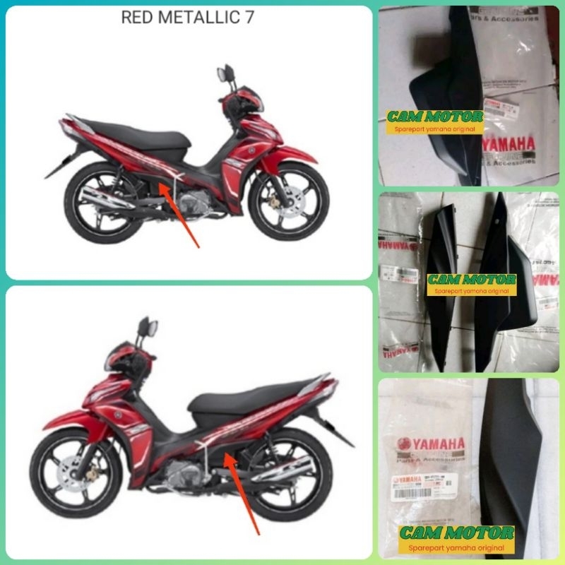 Jual COVER TUTUP BOX AKI JUPITER Z1 KANAN KIRI ORIGINAL YAMAHA | Shopee