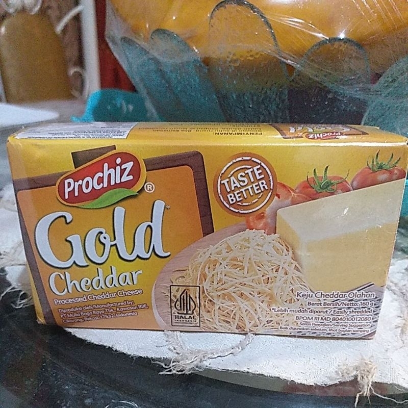 Jual Prochiz Gold Cheddar Cheese 160gr | Shopee Indonesia