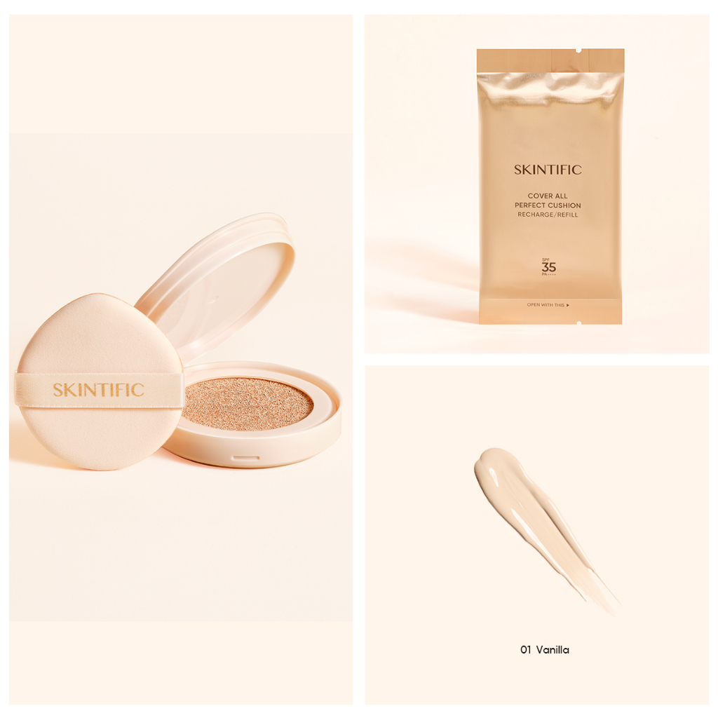 Jual SKINTIFIC Air Cushion Refill High Coverage Poreless&Flawless