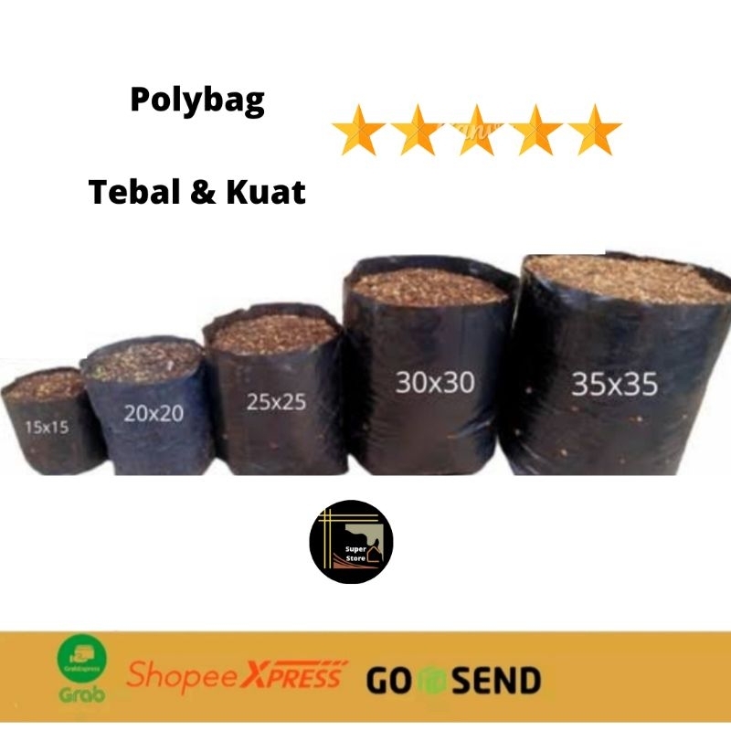 Jual Plastik Polybag Tanaman Besar / Polibag Tanaman Besar dan Kecil