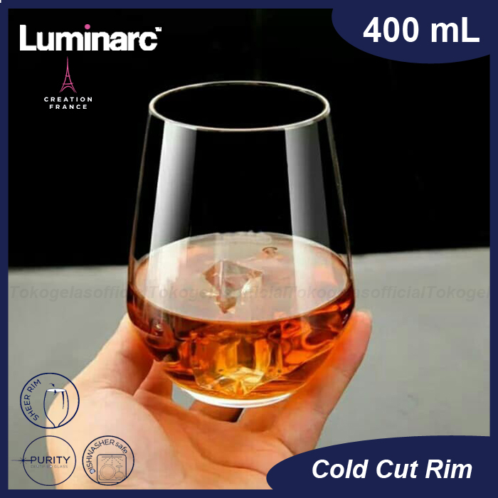 Jual Luminarc Gelas Winegelas Stemlesswine Glassgelas Elegangelas Kacaluminarc Gelas Old 4117