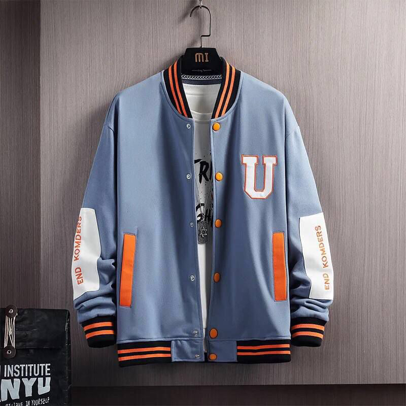 Jual JAKET BASEBALL VARSITY BIG SIZE (S-6XL) JAKET BASEBALL KANCING ...