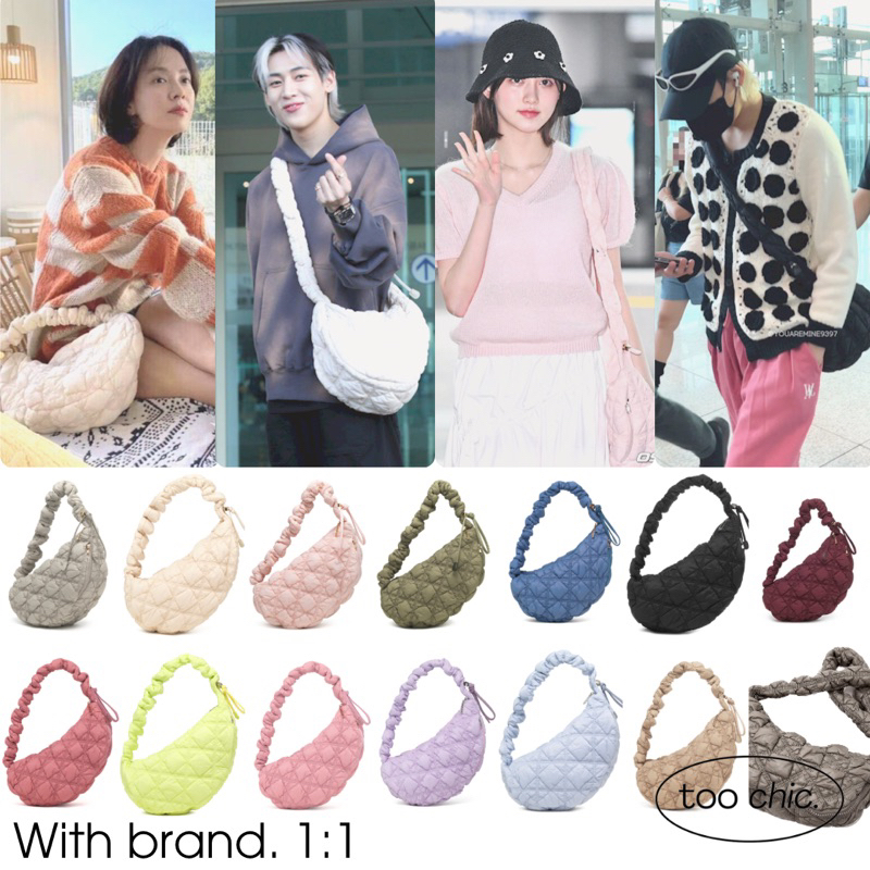 Jual 시크 — #TCC261 cozy M c*rlyn drawstring bag with brand — import tas ...