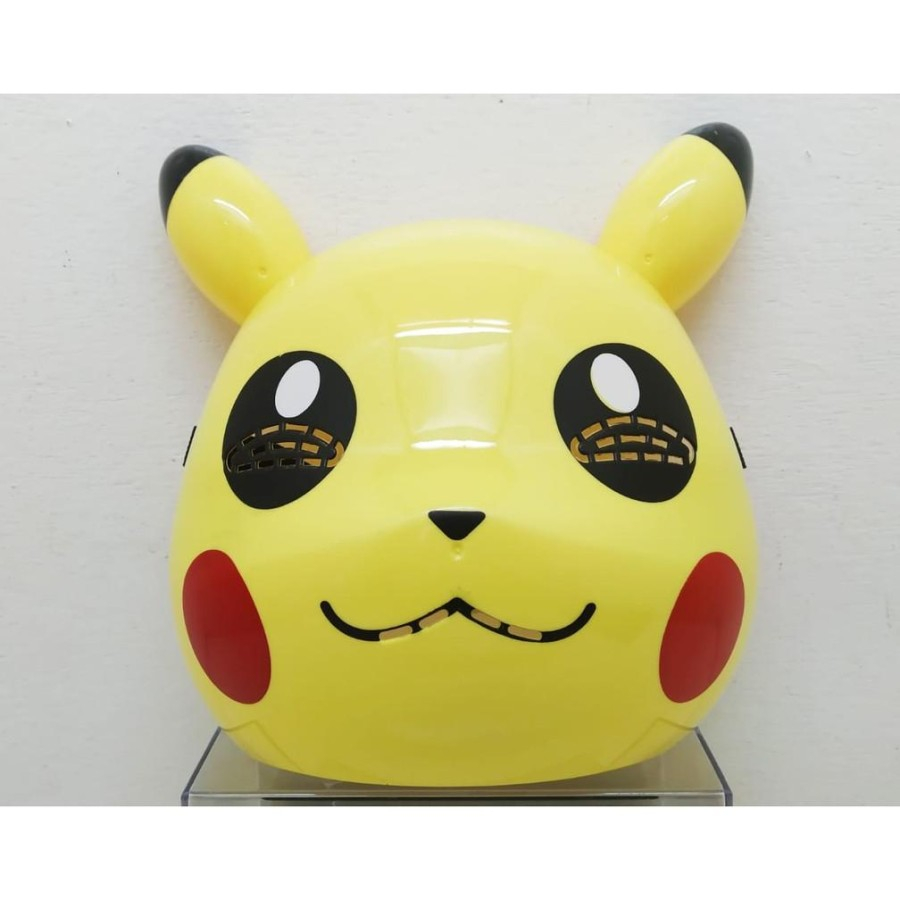 Jual Topeng Pikachu Mainan Anak Topeng Pokemon PIkachu nyala | Shopee ...