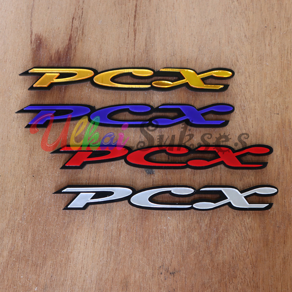 Jual Emblem Logo Honda PCX ACRYLIK Timbul Premium Bukan Stiker Panjang ...