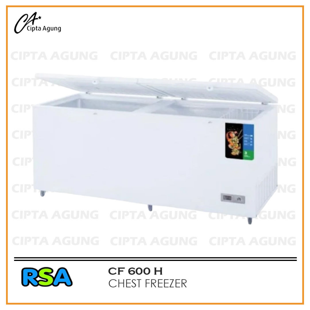 Jual CHEST FREEZER BOX 600 L RSA CF-600 H CF600 CF 600H [BDG] | Shopee ...