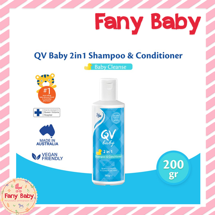 Jual QV BABY 2IN1 SHAMPOO & CONDITIONER 200GR Shopee Indonesia