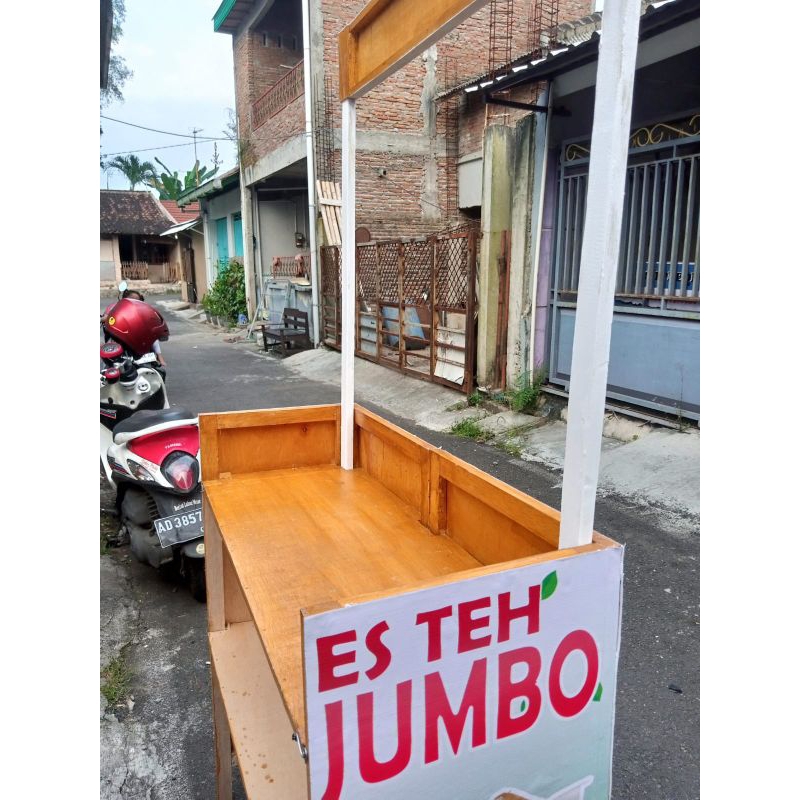 Jual Booth Portabel/meja Lipat Kayu Ukuran Jumbo 100*43*180 Cm | Shopee ...