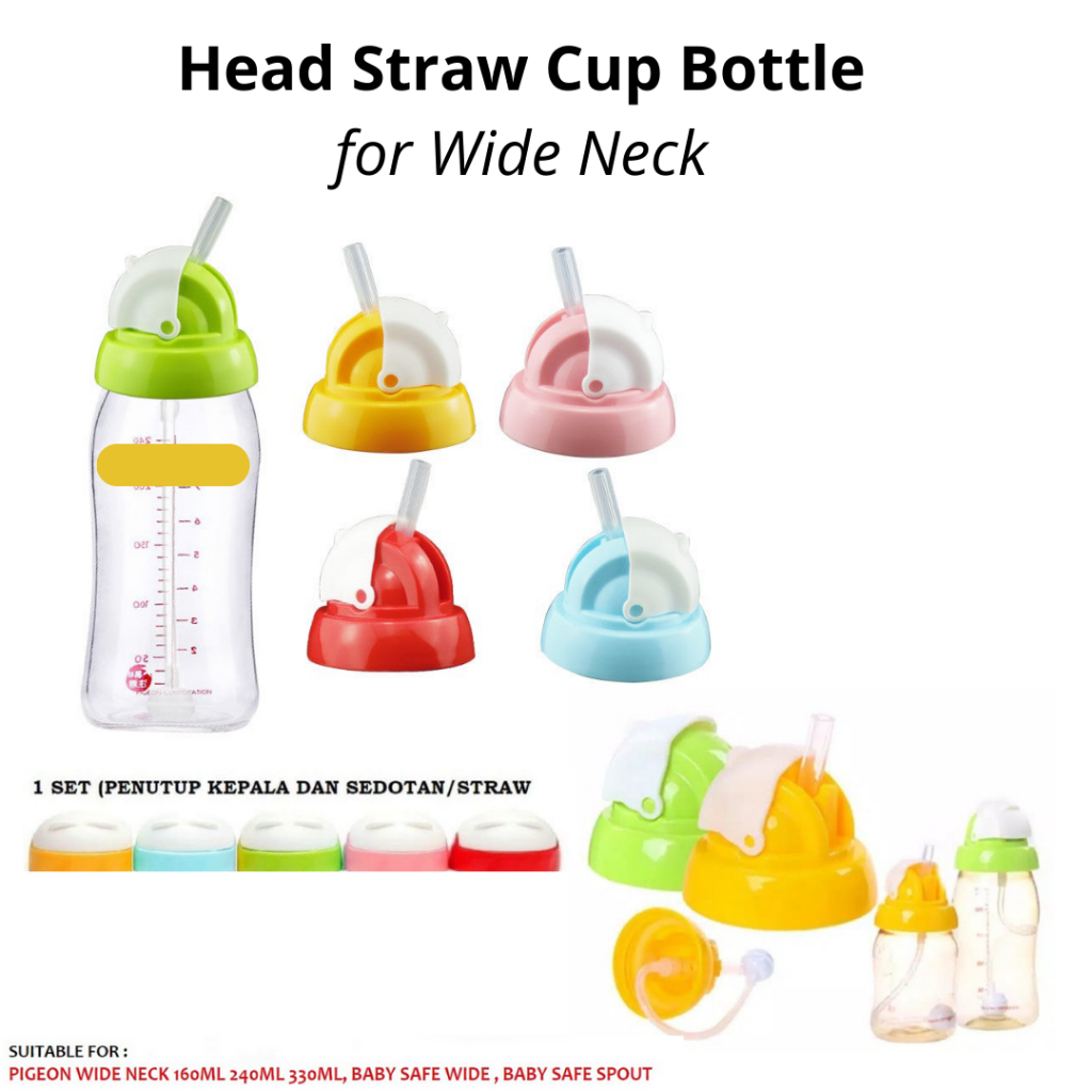 Jual CARSON Aksesoris Botol WIDE NECK | Sedotan Straw Bottle Wide Neck ...