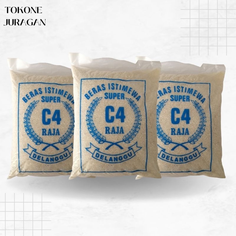 Jual Beras C4 Raja Kemasan 1 Kg | Shopee Indonesia