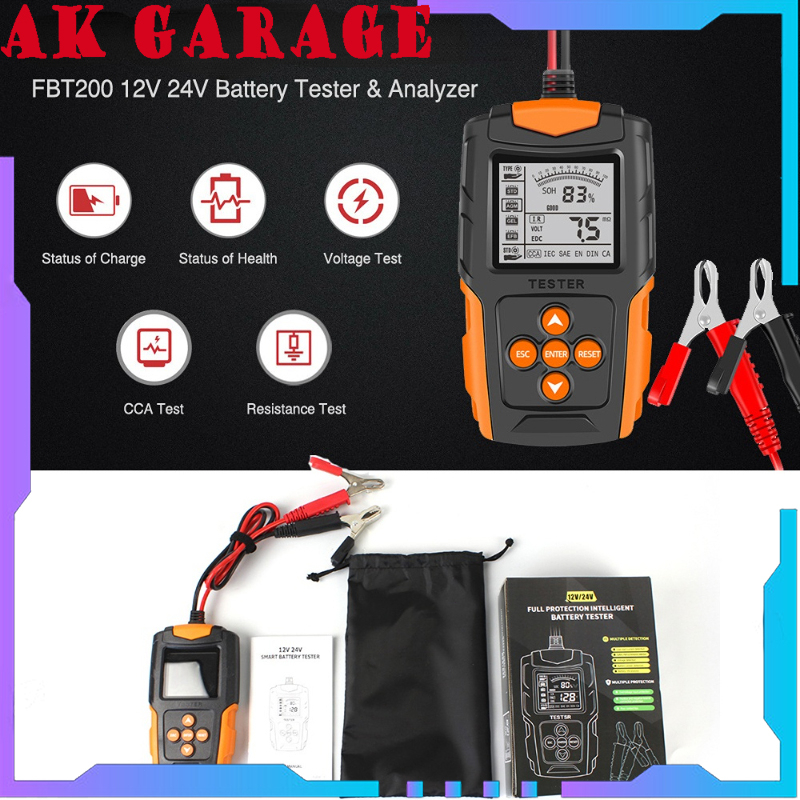 Jual Alat Cas Aki Motor 24V/12V Alat Test Aki Alat Cek Kondisi Aki