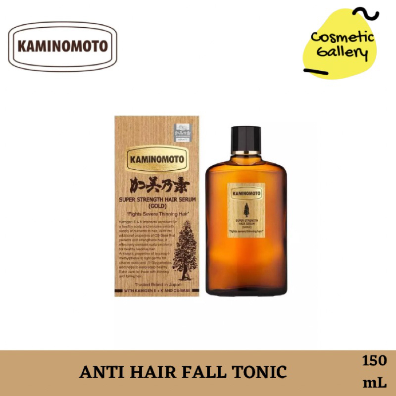 Jual Kaminomoto Hair Tonic Gold 150ml Hair Growth Accelerator GOLD(grosir) Shopee Indonesia