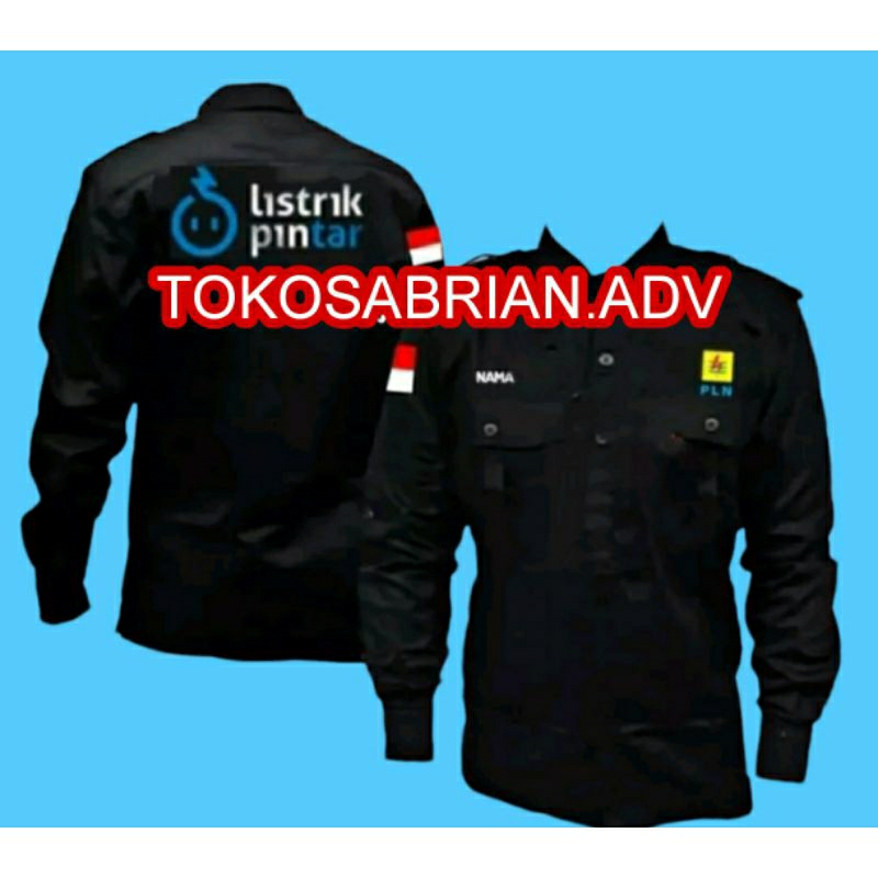 Jual Kemeja Listrik Pintar Baju Bordir Listrik Pintar Seragam Pln Shopee Indonesia