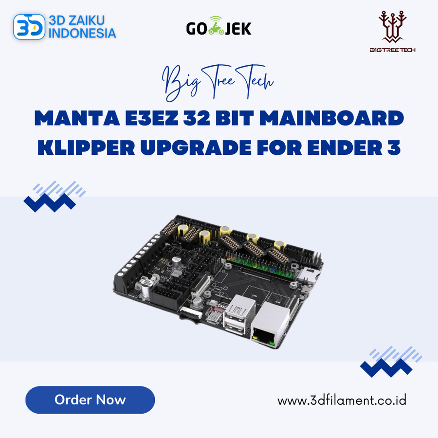 Jual Bigtreetech Manta E3ez 32 Bit Mainboard Klipper Upgrade For Ender 3 Shopee Indonesia 0451